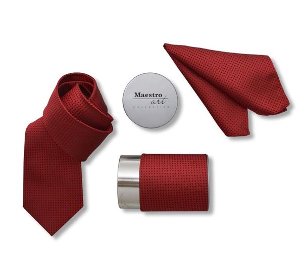 

Галстук мужской Sichuan Fflourish Silk Co., Ltd. De Red-B-58, красный, De Red-B-58