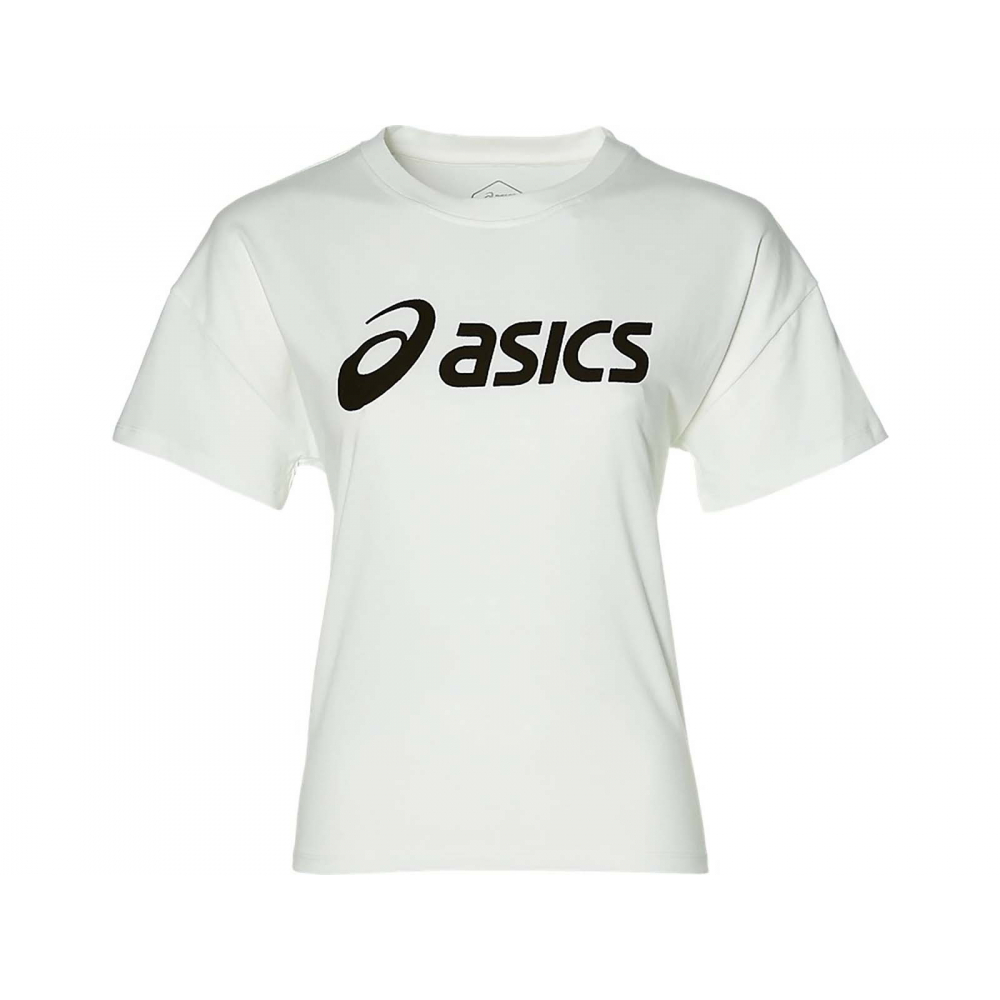 фото Футболка женская under armour asics big logo tee белая xs