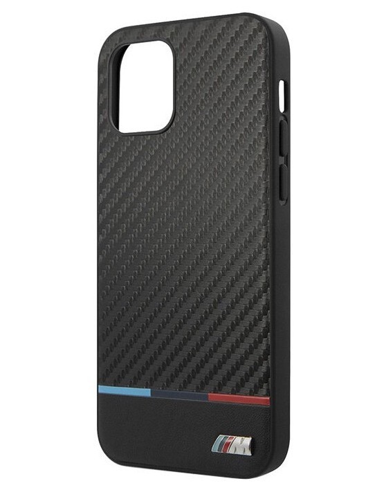 фото Чехол cg mobile bmw m-collection pu carbon inspiration hard для iphone 13 pro, черный