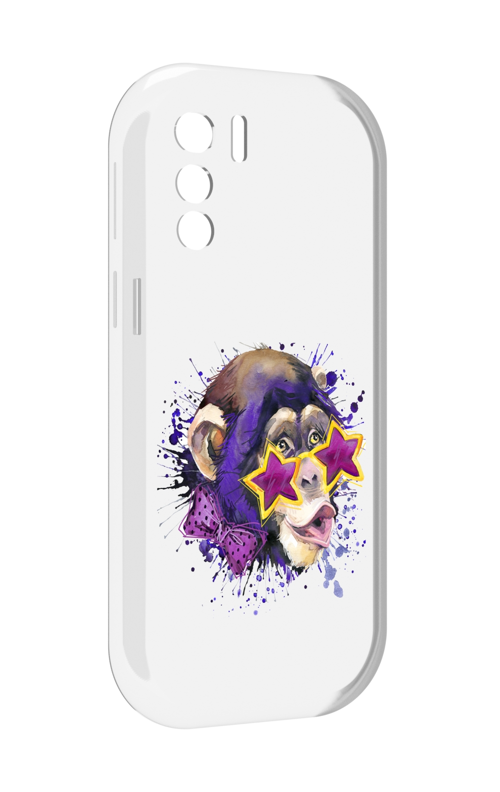 

Чехол MyPads обезьяна в очках для UleFone Note 13P, Прозрачный, Tocco