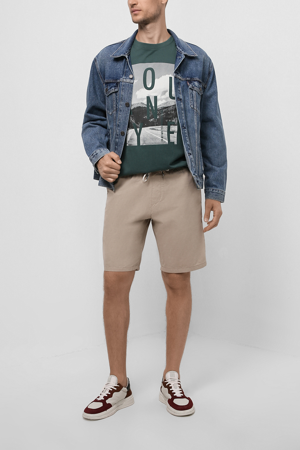 

Шорты мужские Esprit Edc 992CC2C301 бежевые 36, 992CC2C301