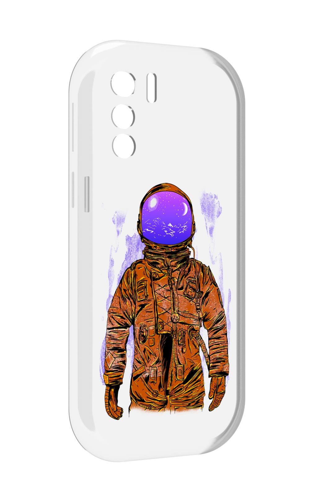

Чехол MyPads нарисованный мужчина в скафандре для UleFone Note 13P, Прозрачный, Tocco