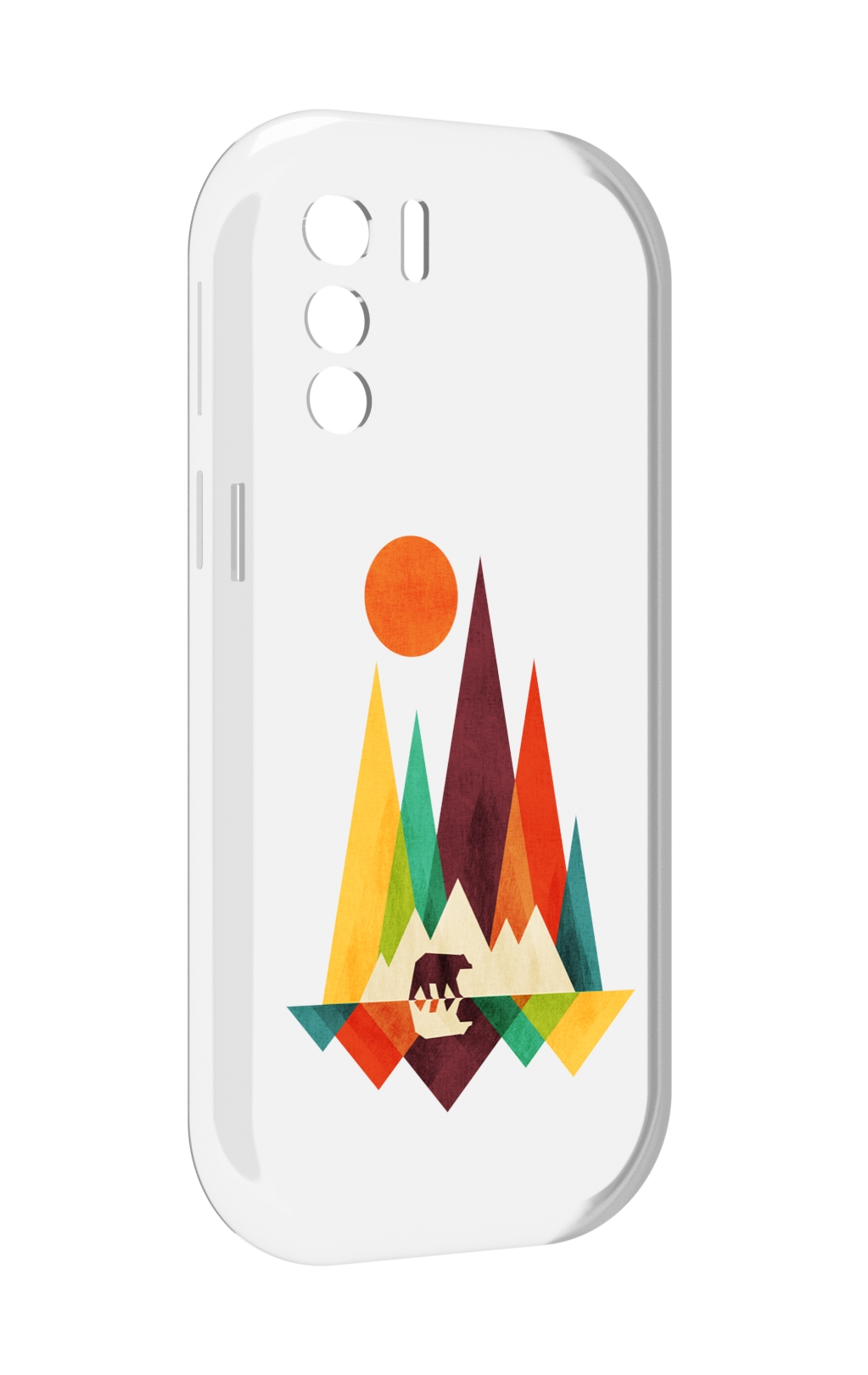

Чехол MyPads нарисованные горы с медведем для UleFone Note 13P, Прозрачный, Tocco