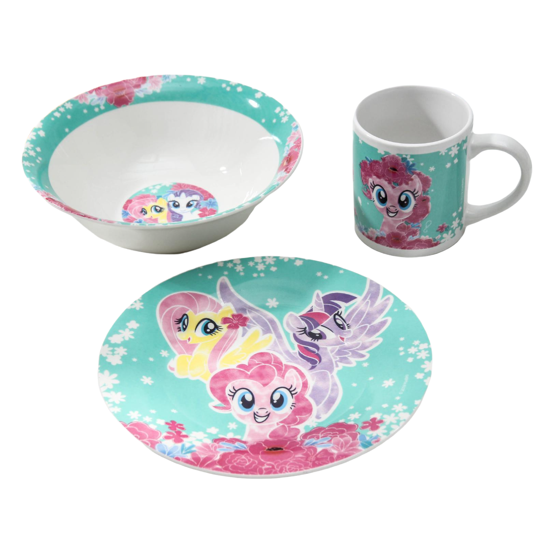Набор посуды Hasbro My Little Pony 3 предмета: кружка, миска, тарелка 4756550