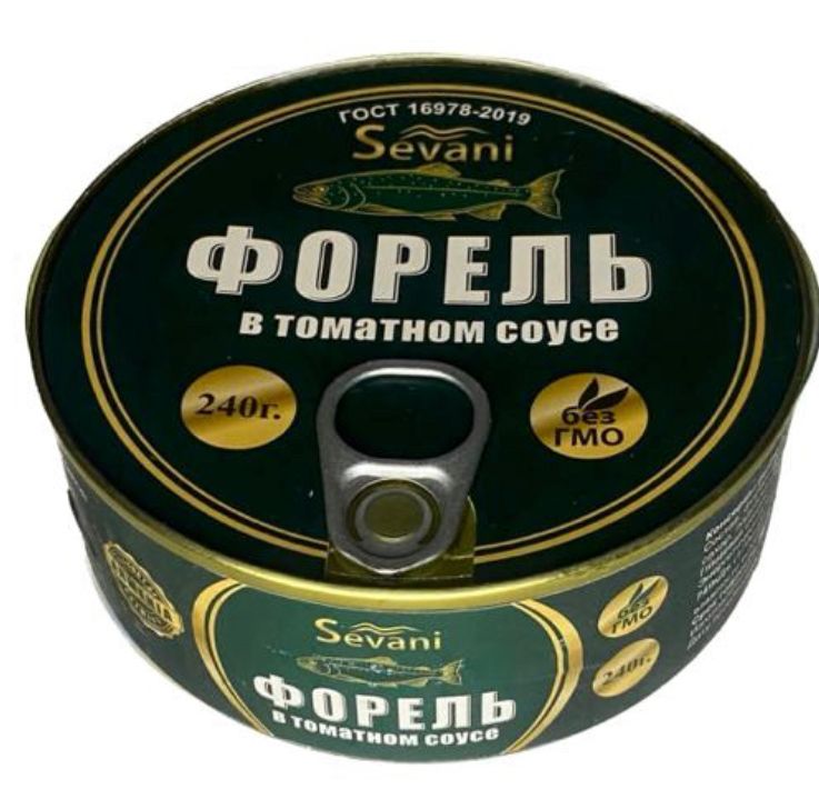 

Форель Sevani в томатном соусе, 240 г
