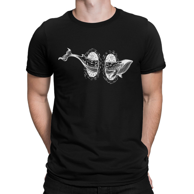 

Футболка мужская Dream Shirts Космический Кит черная 3XL, Черный, Космический Кит