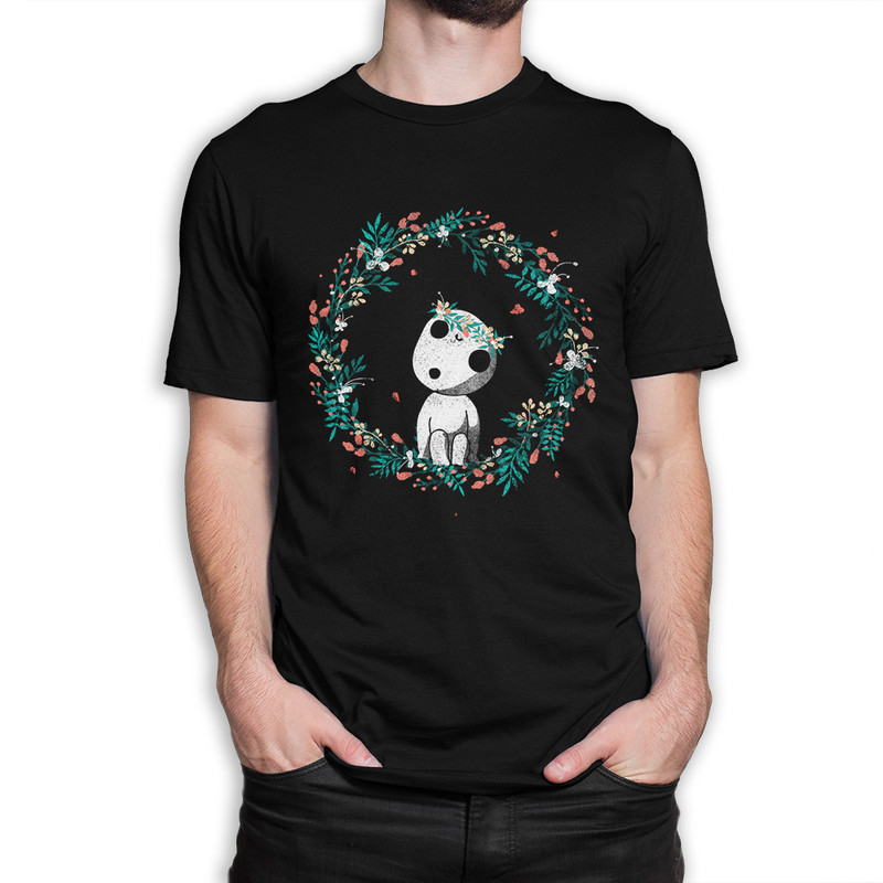 

Футболка мужская Dream Shirts Кодама - Принцесса Мононоке черная 2XL, Черный, Кодама - Принцесса Мононоке