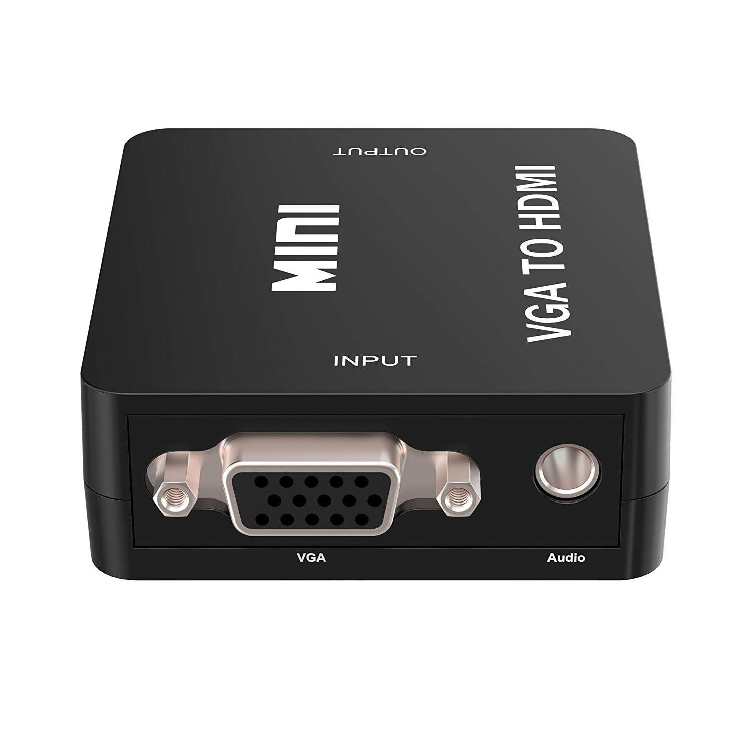 Конвертер Mini с VGA на HDMI 1080p, чёрный