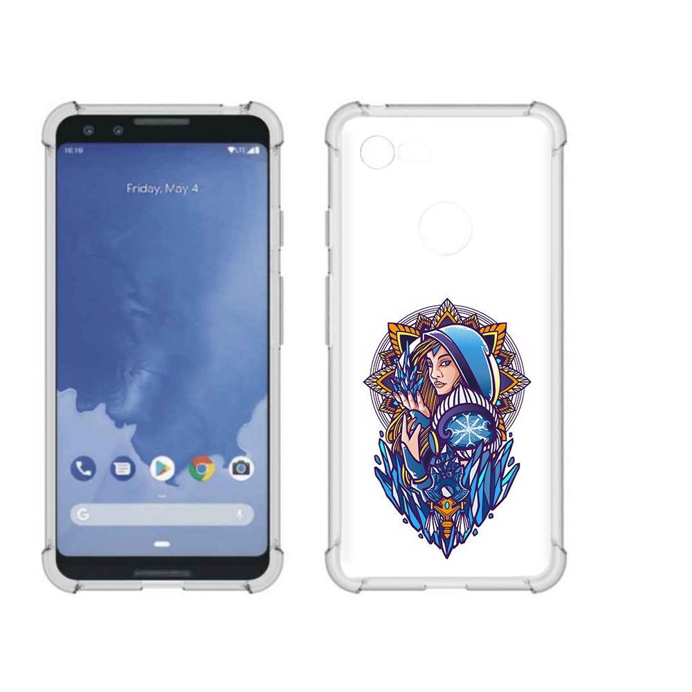

Чехол MyPads Tocco для Google Pixel 3 кристал мейден дота 2, Прозрачный, Tocco