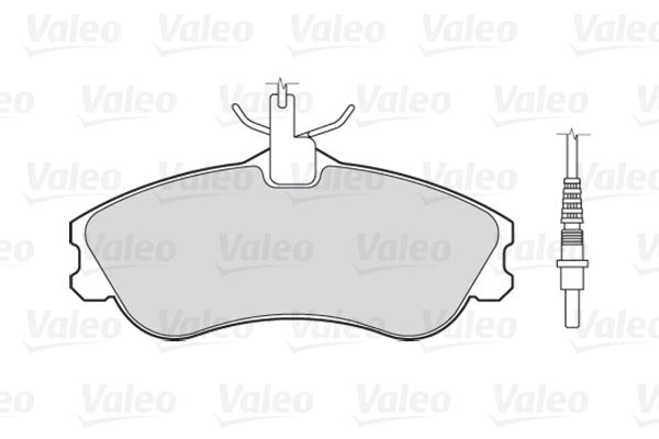 

Тормозные колодки Valeo дисковые 301326