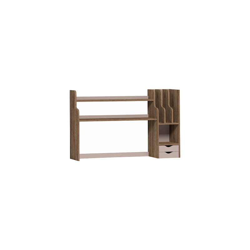 

Стеллаж-надстройка Глазов-мебель Nature 85 Дуб табачный craft Мокко, Nature 85