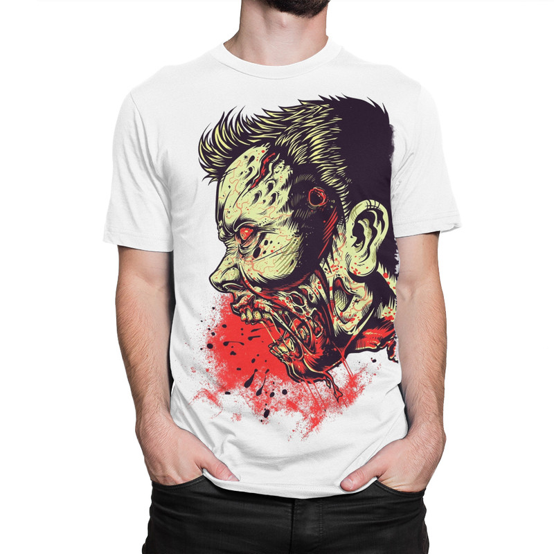 

Футболка мужская Dream Shirts Зомби белая S, Белый, Зомби