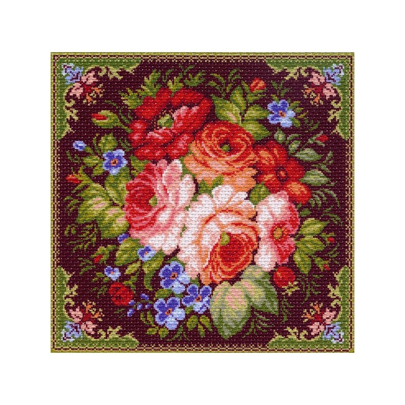 

Канва с рисунком 'Матренин посад' 'Весенняя соната', 41*41 см 1027