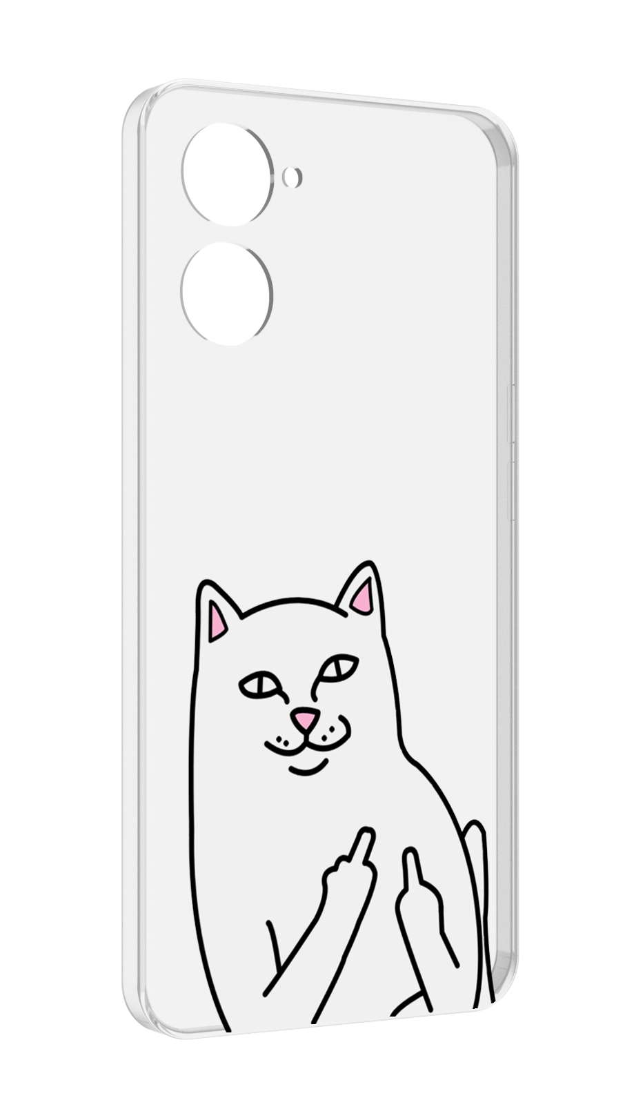 

Чехол MyPads котяра для Realme 10S противоударный, Tocco