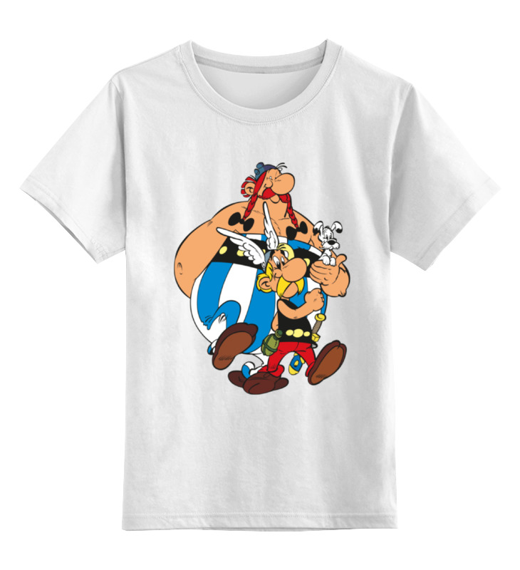 

Детская футболка Printio Астерикс и обеликс цв.белый р.140, 0000000730959