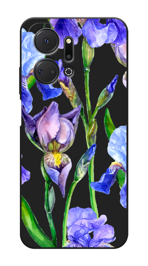 

Чехол Awog на Honor X7A/X7A Plus "Синие ирисы", Фиолетовый;голубой;зеленый, 6121852-1