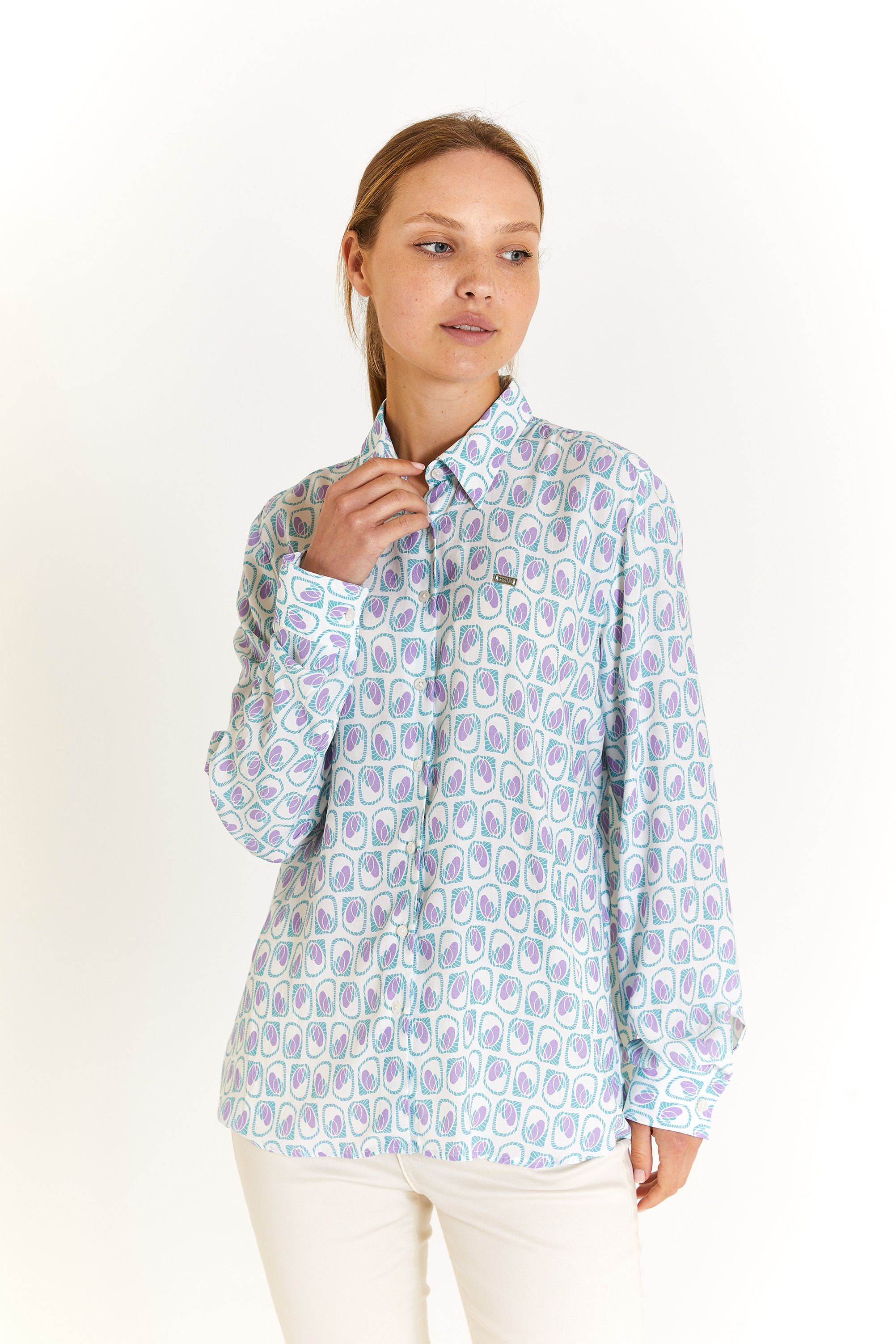 

Рубашка женская US Polo Assn G082GL0040YUA белая 38, Белый, G082GL0040YUA