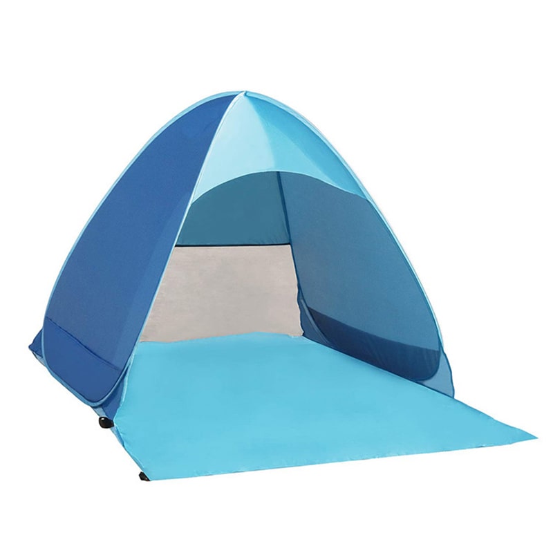 фото Пляжная палатка двухместная 1165 для пикника и кемпинга, синяя baziator