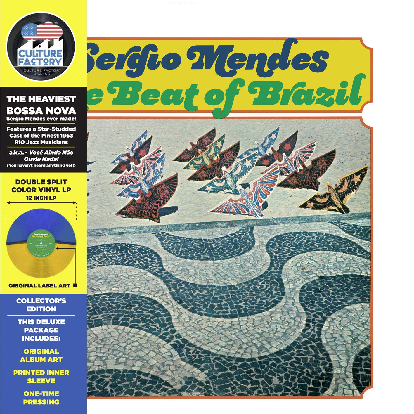 

Sergio Mendes The Beat Of Brazil (Yellow/Blue Bicolour) (Винил)