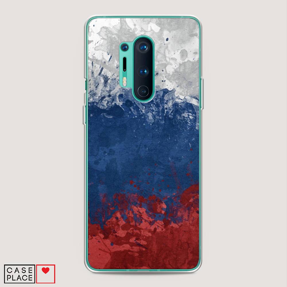 

Чехол Awog на OnePlus 8 Pro / ВанПлас 8 Pro "Флаг России неровный", Белый;синий;красный, 151050-5