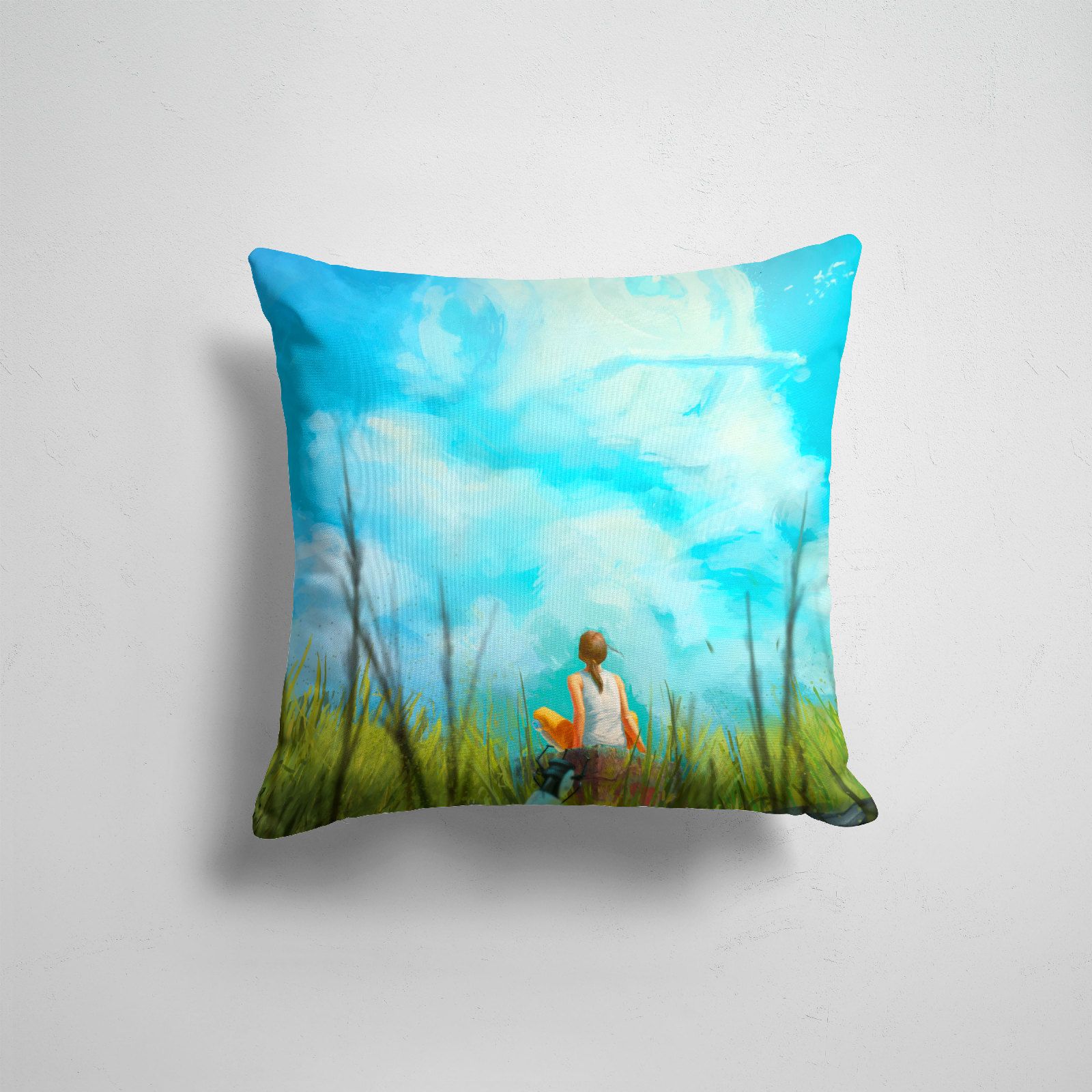 

Подушка декоративная 45х45см Геймерам Portal Cloud ART, Разноцветный