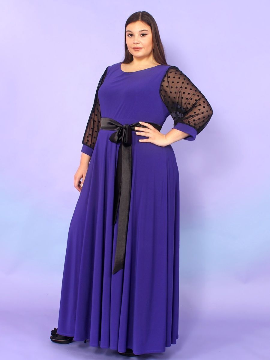 Платье женское Magesty П-Арабелла фиолетовое 74-76 RU
