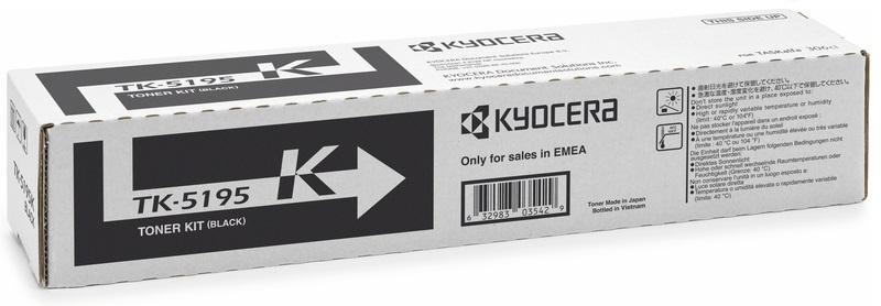 

Тонер-картридж для лазерного принтера Kyocera (1T02R40NL0) черный, оригинальный