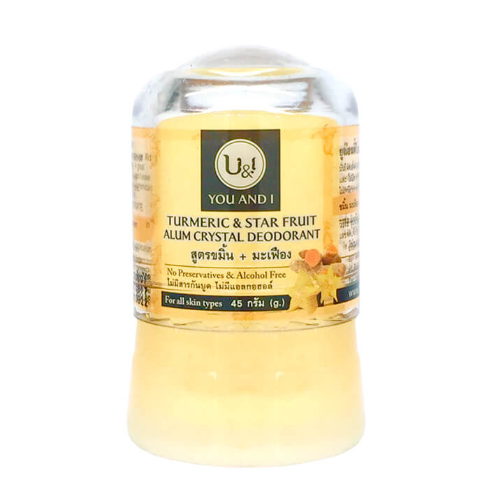 Дезодорант Thai House of Nature You & I Alum Crystal Deodorant Turmeric & Star Fruit 45 гр дезодорант thai house of nature you