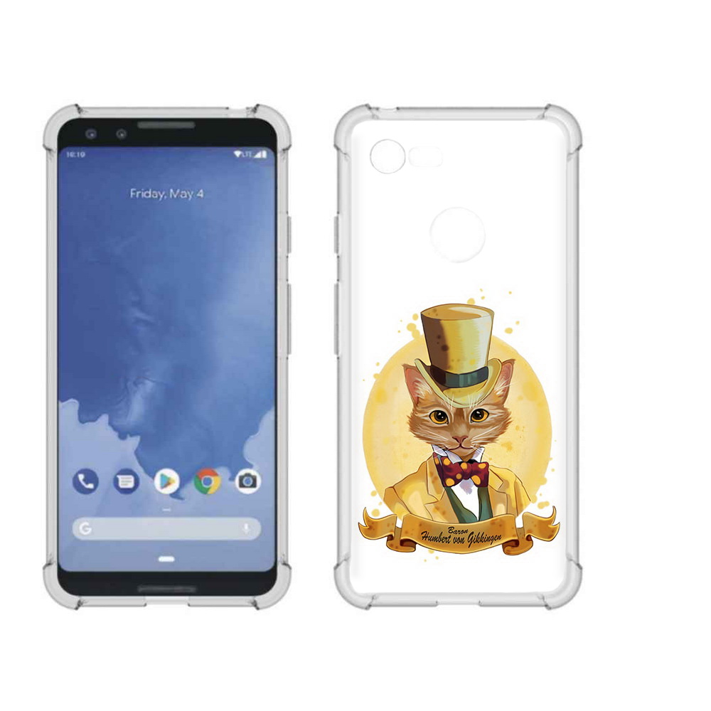 

Чехол MyPads Tocco для Google Pixel 3 кот юрист, Прозрачный, Tocco