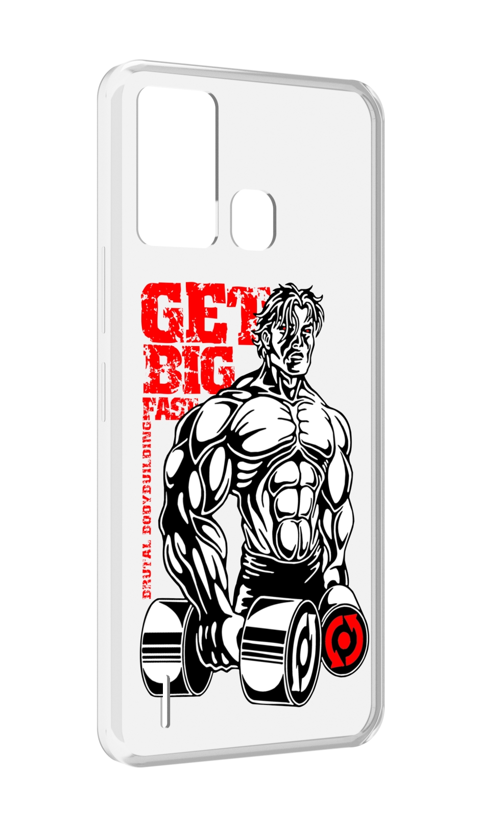 

Чехол MyPads накаченное тело для ITEL S16 / ITEL Vision 1 Pro, Прозрачный, Tocco