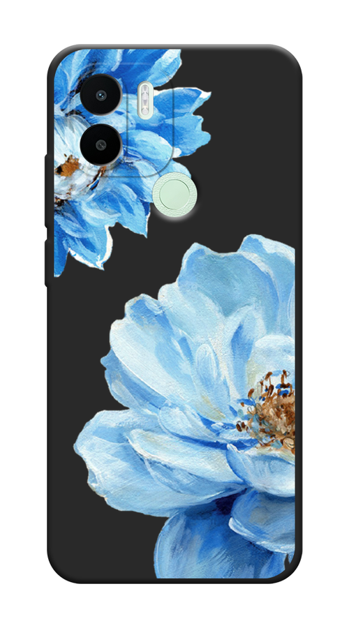 

Чехол Awog на Xiaomi Redmi A1+/Redmi A2+/Poco C51/C50 "Голубые клематисы", Голубой, 319452-1