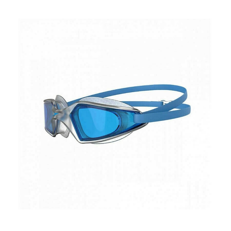 Очки для плавания  SPEEDO Hydropulse , арт.8-12268D647, ГОЛУБЫЕ линзы, прозрачная оправа