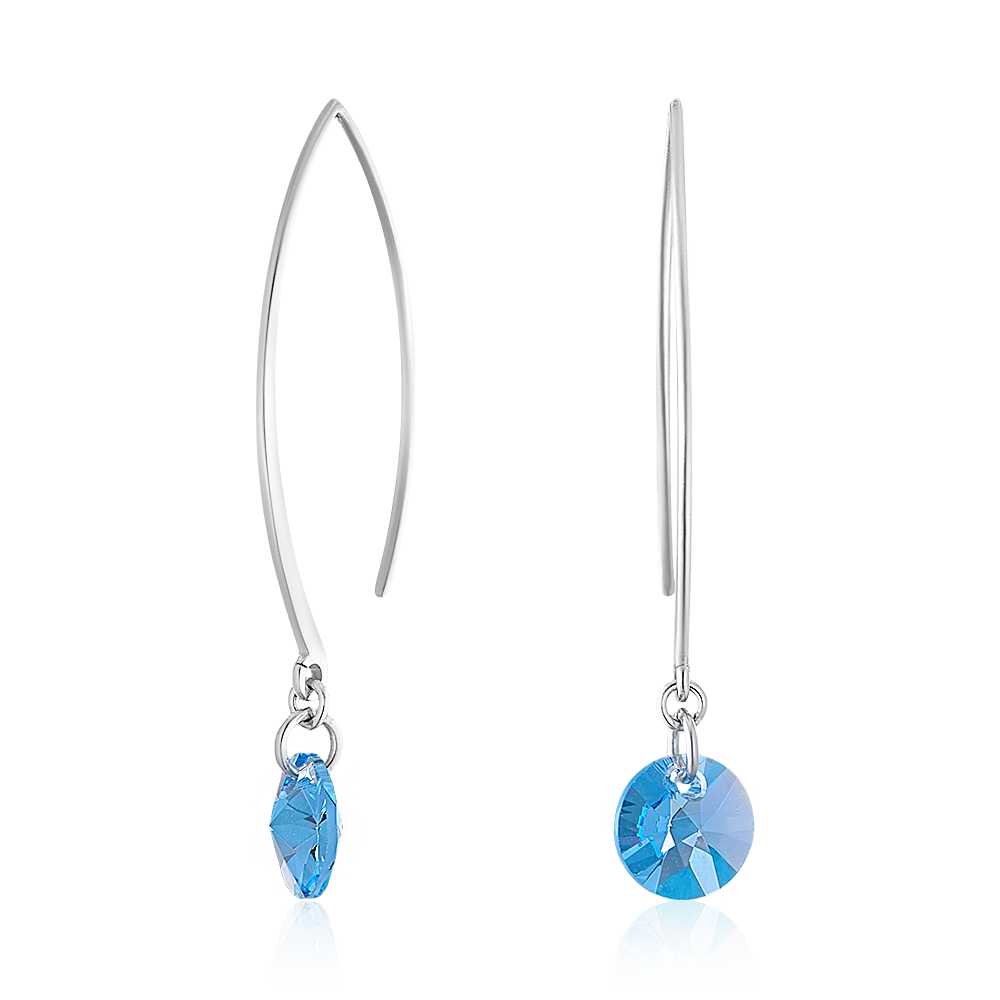 

Серьги из серебра со swarovski ЮВЕЛИР КАРАТ 2129433/9