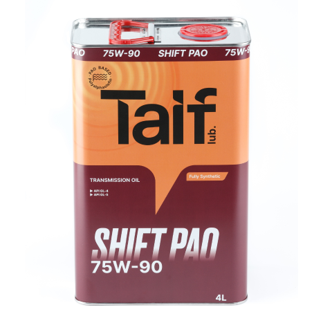 Трансмиссионное масло TAIF SHIFT GL-4/GL-5 PAO 75W-90 (214038) 4л