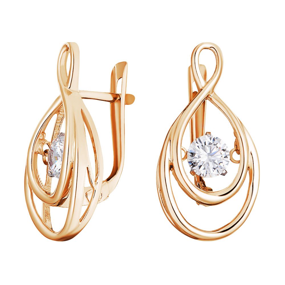 

Серьги из серебра с фианитом ЮВЕЛИР КАРАТ 2127887/9п, 2127887/9п