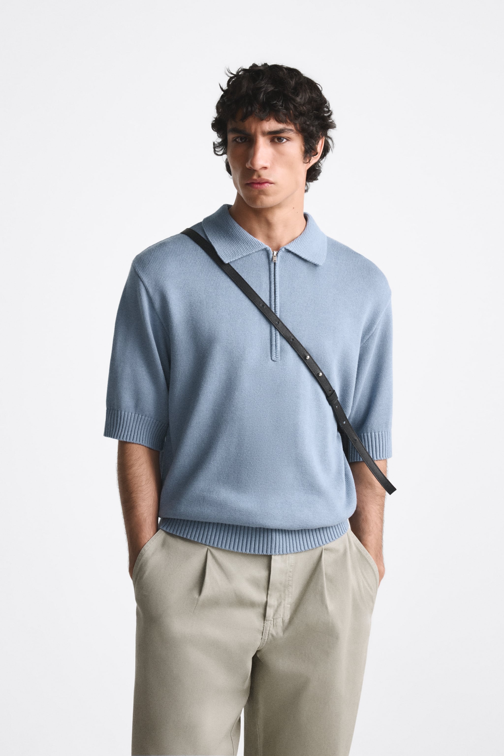 

Джемпер мужской ZARA 03284452 синий M (доставка из-за рубежа), 03284452