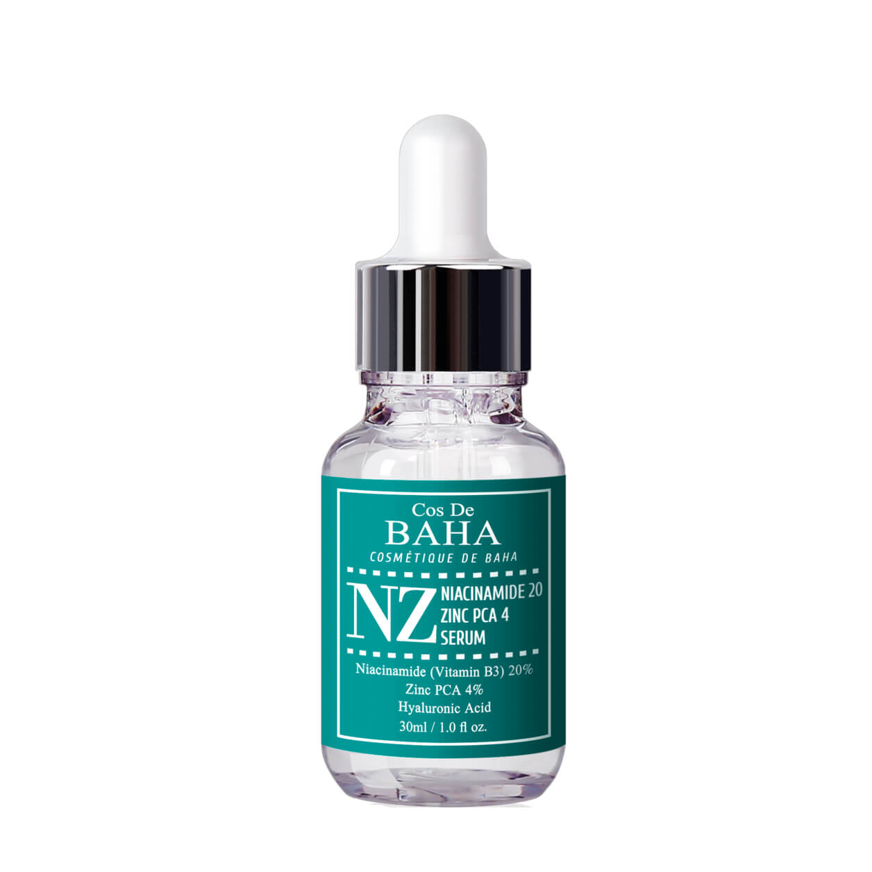 Сыворотка COS DE BAHA для лица укрепляющая для сужения пор Niacinamide 20 Serum 30 мл