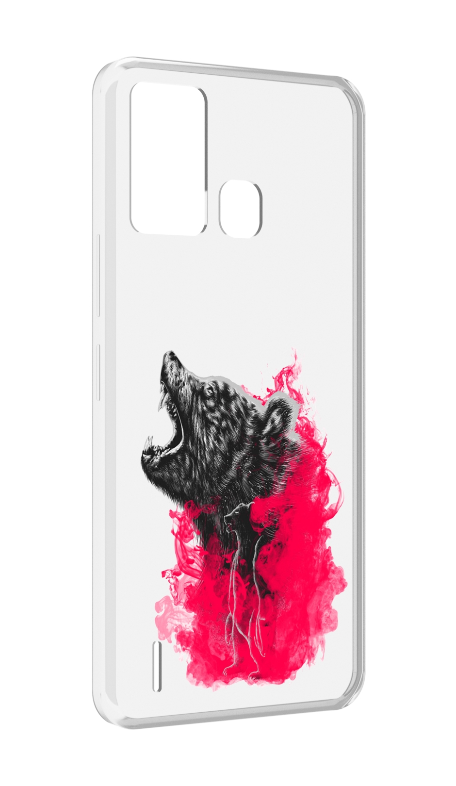 

Чехол MyPads медведь в дымке для ITEL S16 / ITEL Vision 1 Pro, Прозрачный, Tocco