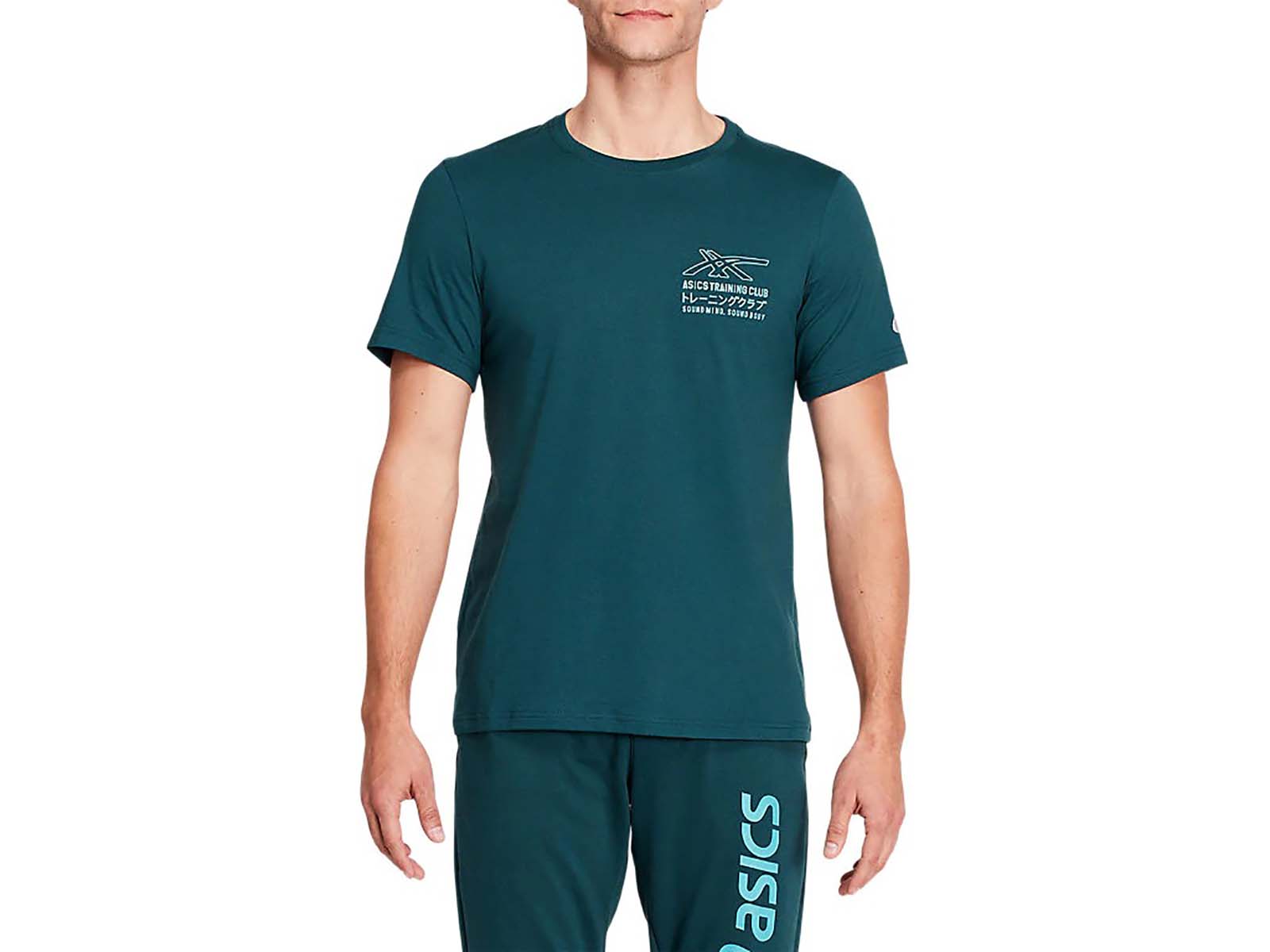 

Футболка мужская GRAPHIC TEE II Asics синяя S, GRAPHIC TEE II