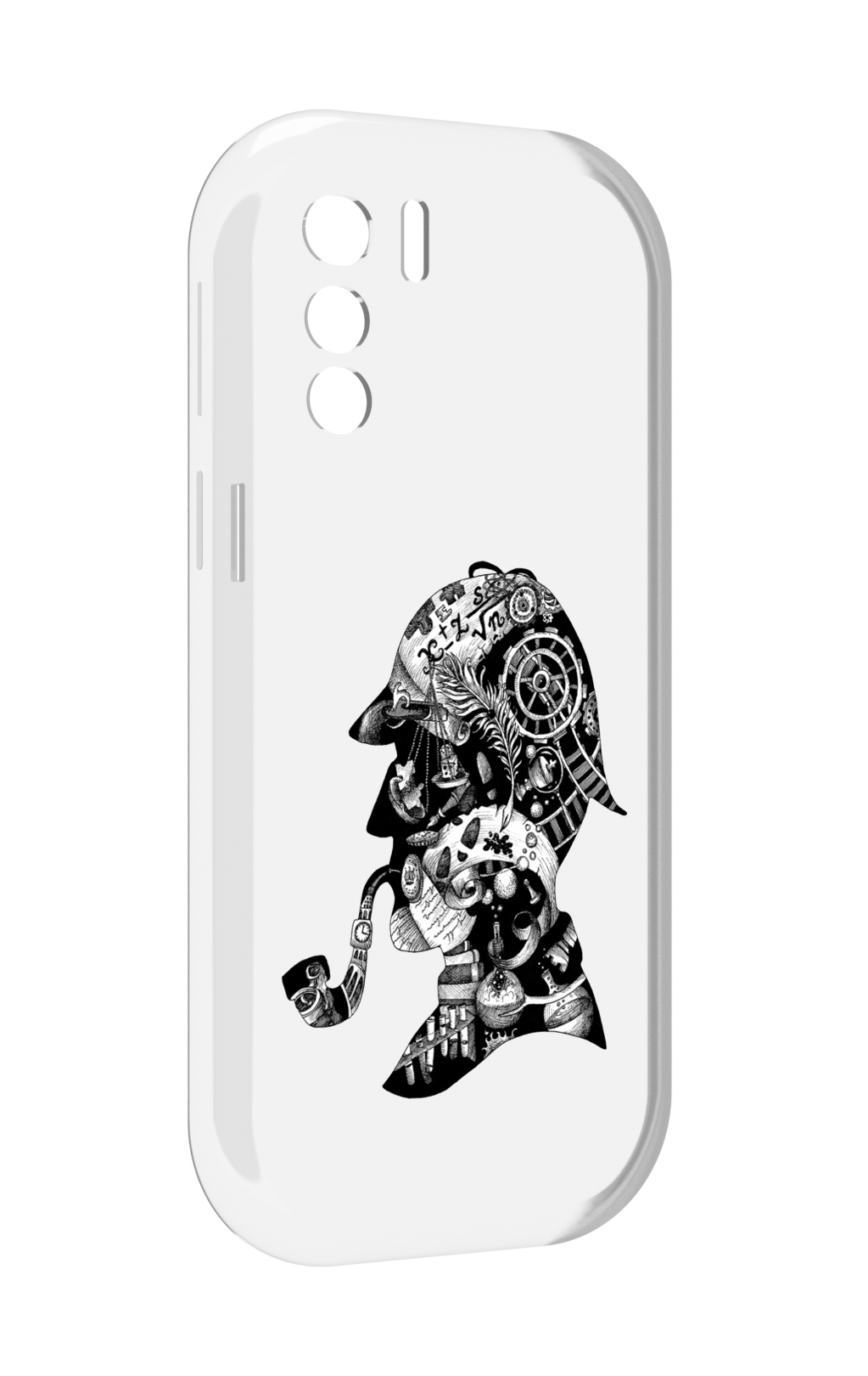 

Чехол MyPads мужчина с трубкой абстракция для UleFone Note 13P, Прозрачный, Tocco