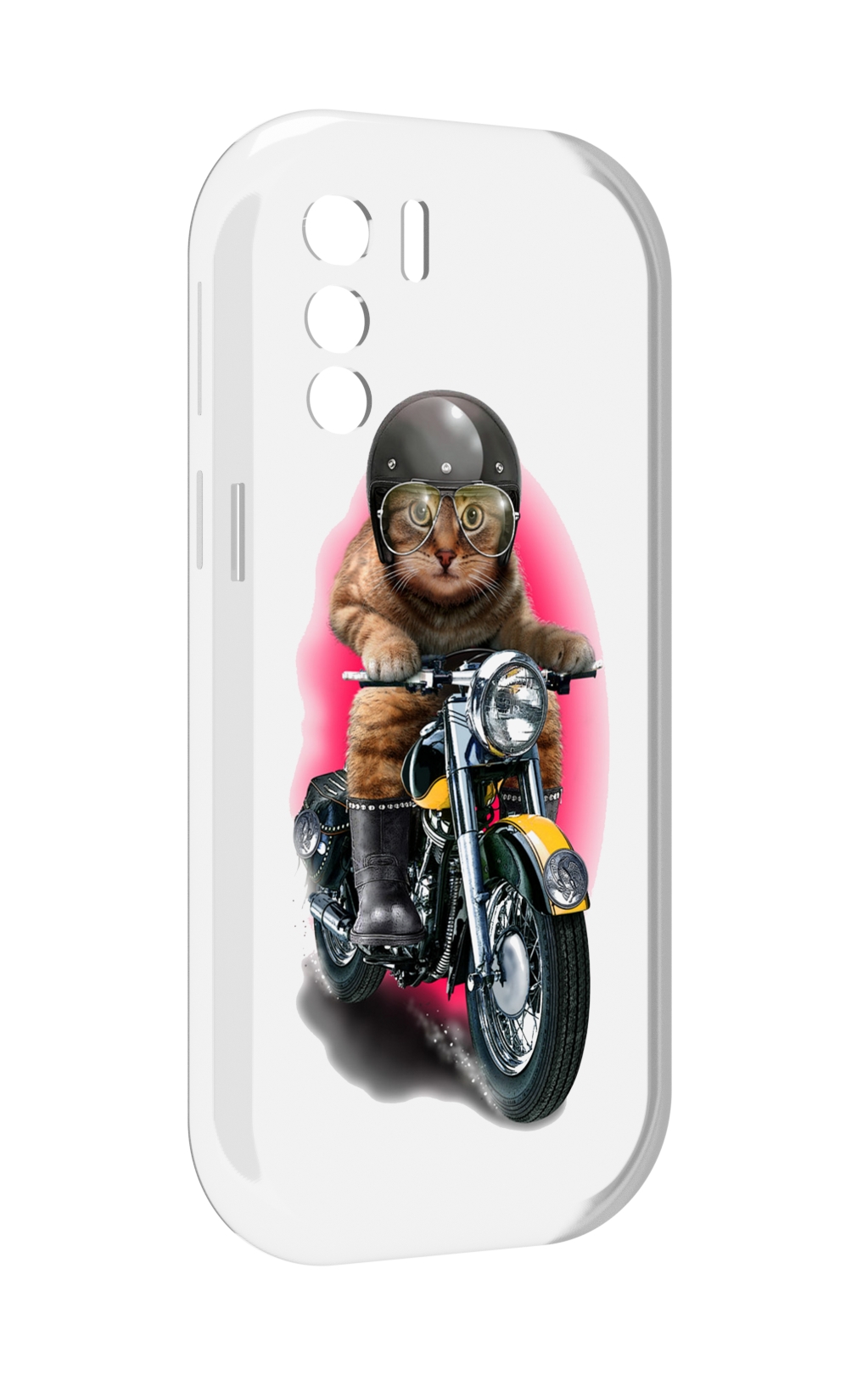 

Чехол MyPads мото-кот для UleFone Note 13P, Прозрачный, Tocco