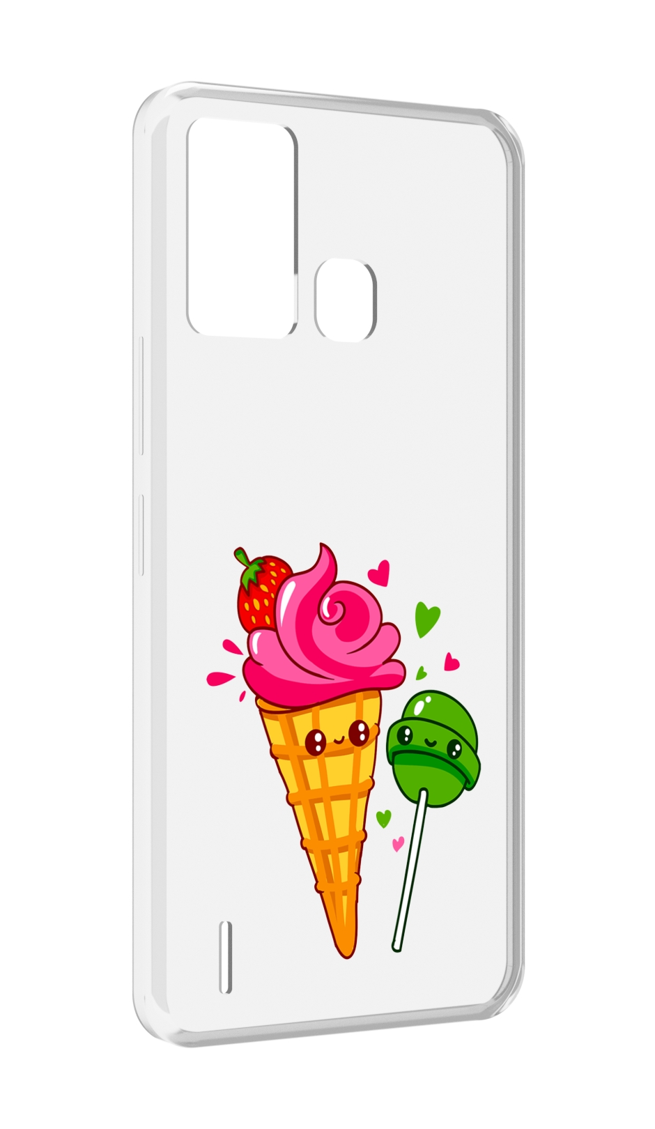 

Чехол MyPads Вкусняшки для ITEL S16 / ITEL Vision 1 Pro, Прозрачный, Tocco