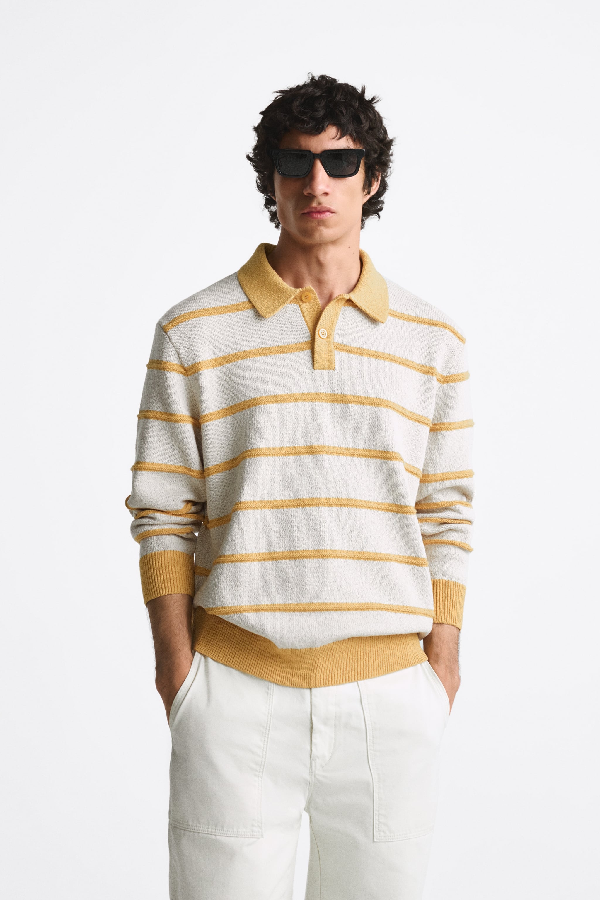 

Джемпер мужской ZARA 01384400 желтый M (доставка из-за рубежа), 01384400