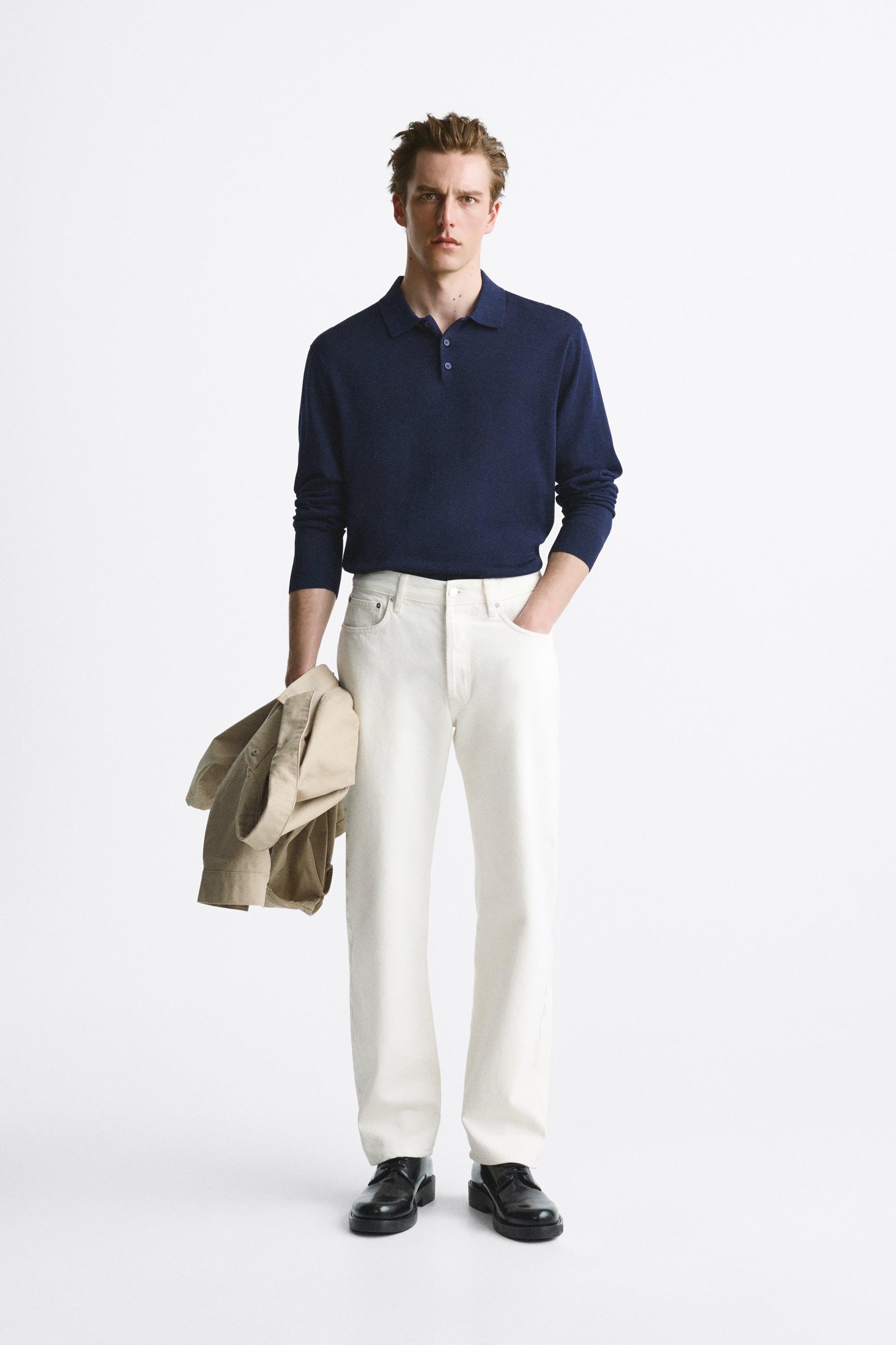 

Лонгслив мужской ZARA 00077405 синий XL (доставка из-за рубежа), 00077405