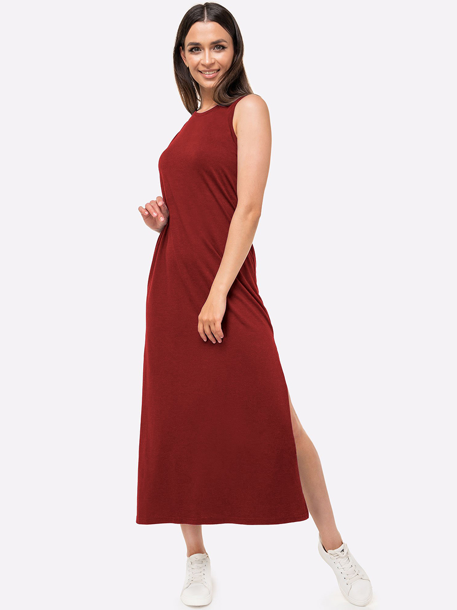 Платье женское Happy Fox HF124SP красное 50 RU