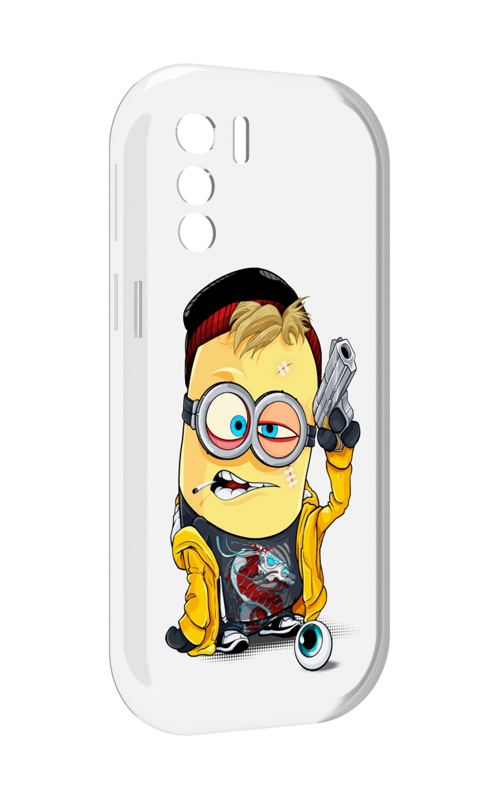 

Чехол MyPads миньон бандит для UleFone Note 13P, Прозрачный, Tocco