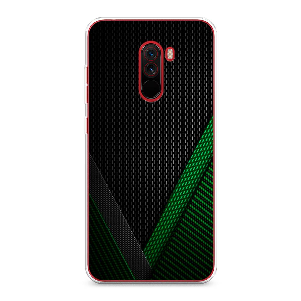 

Чехол Awog на Xiaomi Pocophone F1 "Зеленый карбон", Разноцветный, 34450-3