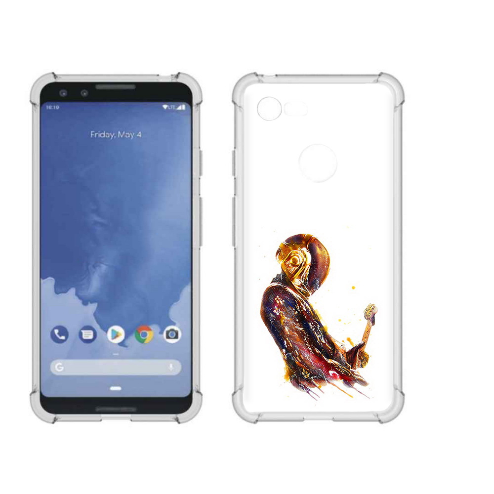 

Чехол MyPads Tocco для Google Pixel 3 космо-музыкант, Прозрачный, Tocco