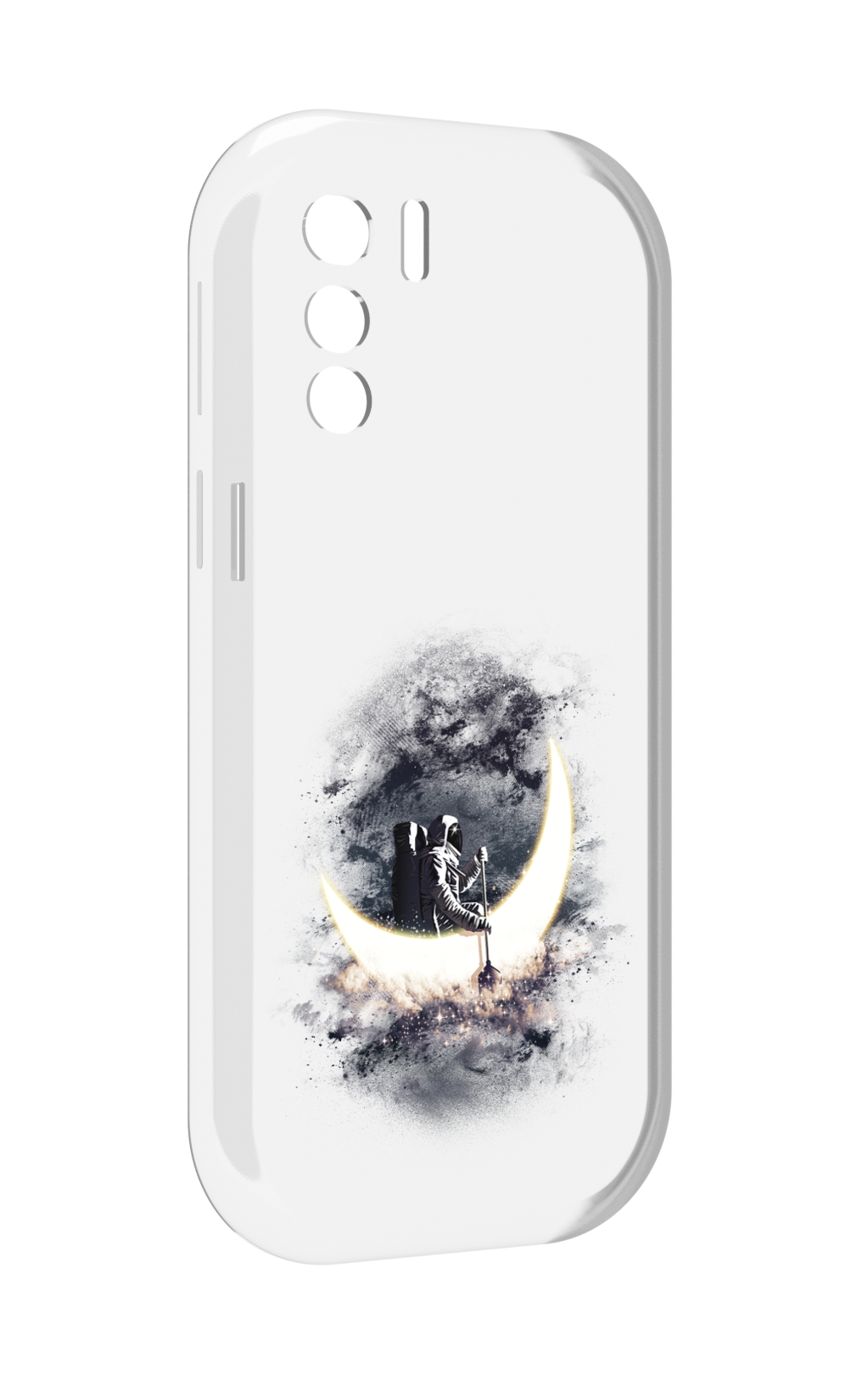 

Чехол MyPads лунный путешественник для UleFone Note 13P, Прозрачный, Tocco