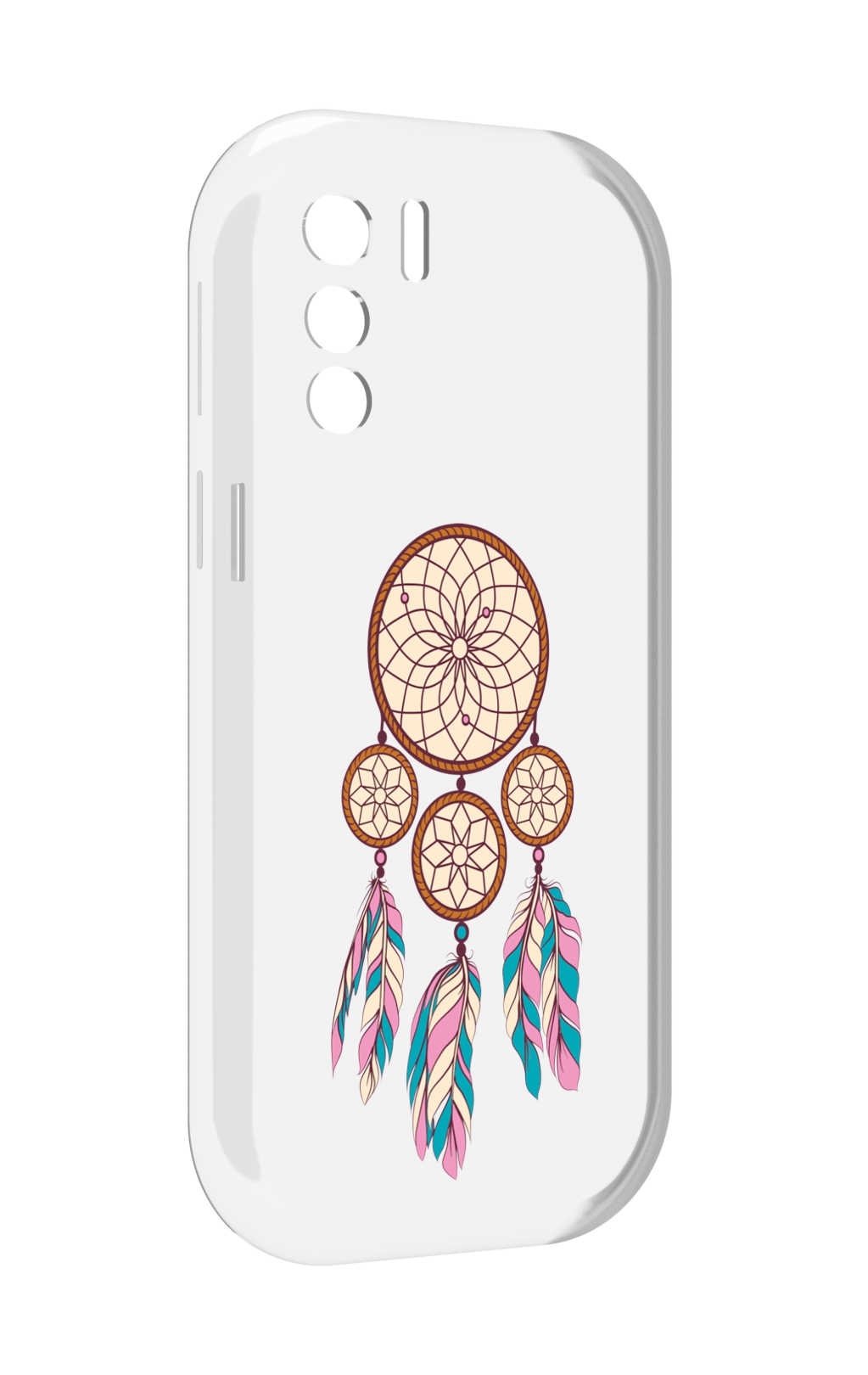 

Чехол MyPads ловец снов бежевый для UleFone Note 13P, Прозрачный, Tocco